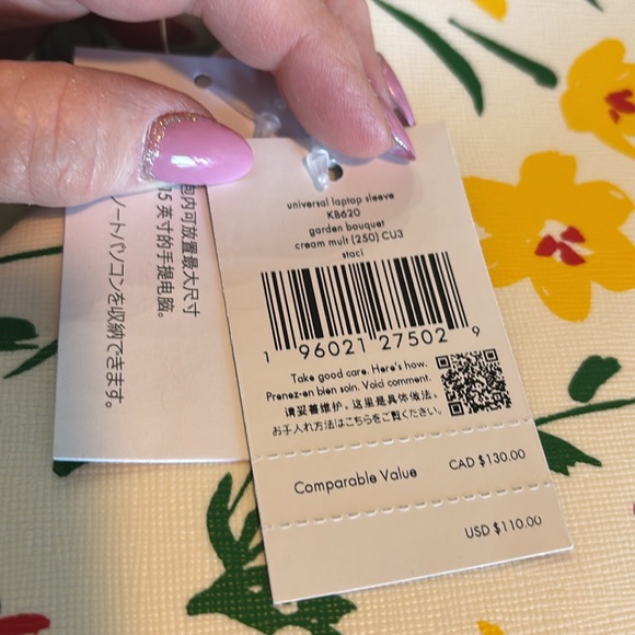 NWT Kate Spade Universal Laptop Sleeve - Picture 4 of 8